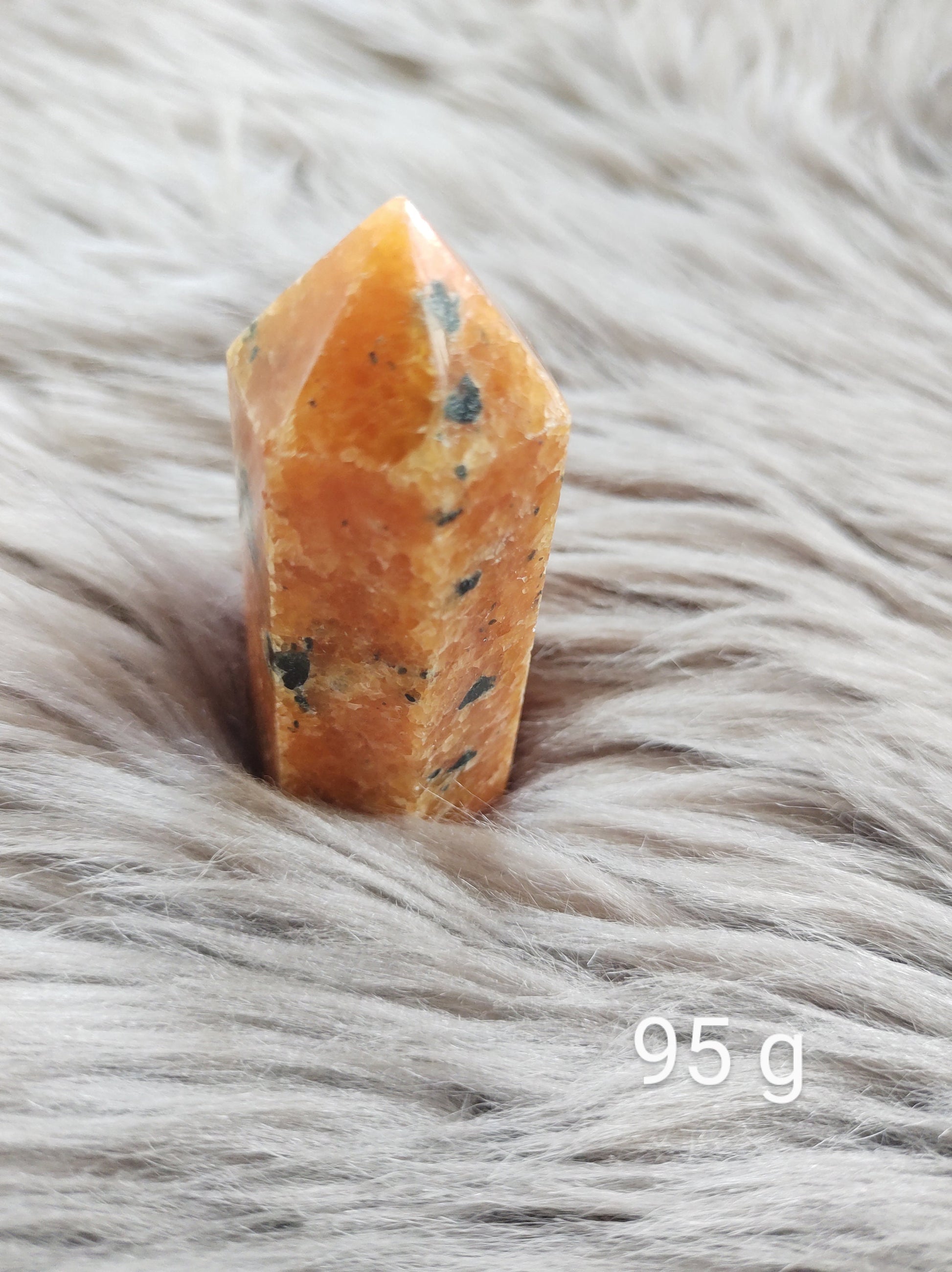 Calcite Orchidée - Pointe - Lithothérapie - Pierres Naturelles