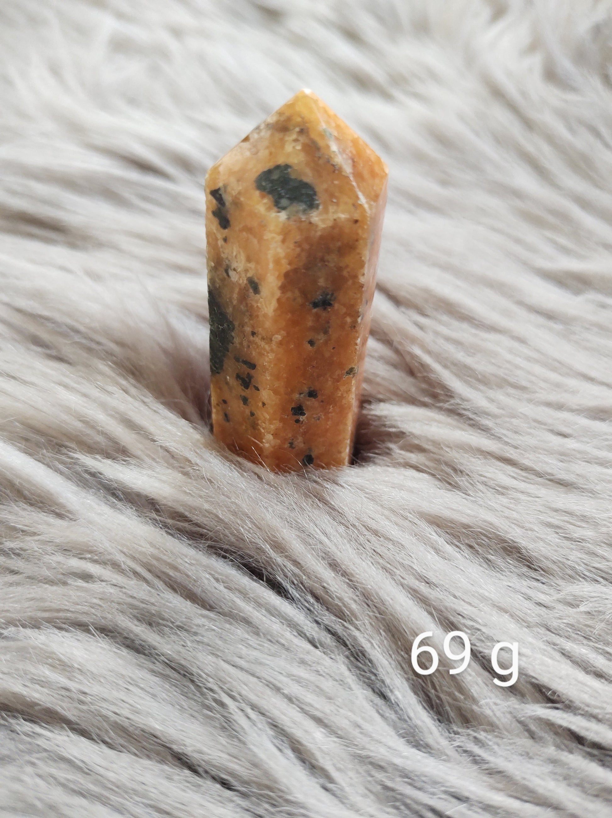 Calcite Orchidée - Pointe - Lithothérapie - Pierres Naturelles