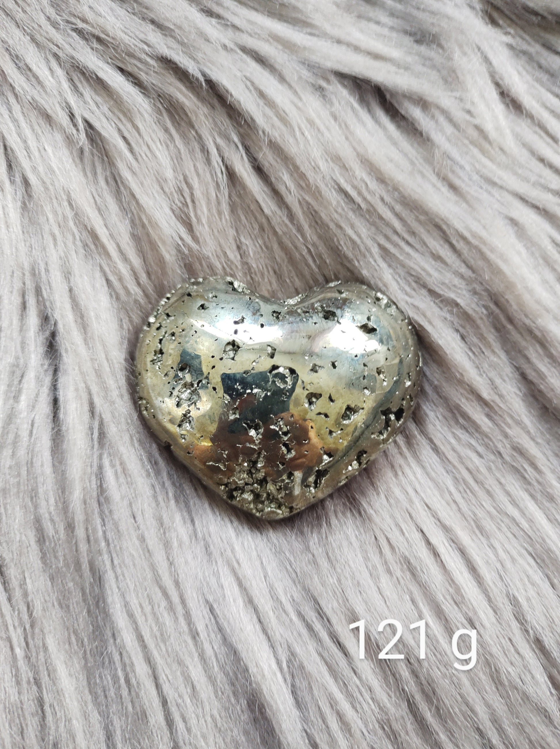 Pyrite - Forme Cœur - Lithothérapie - Pierres Naturelles