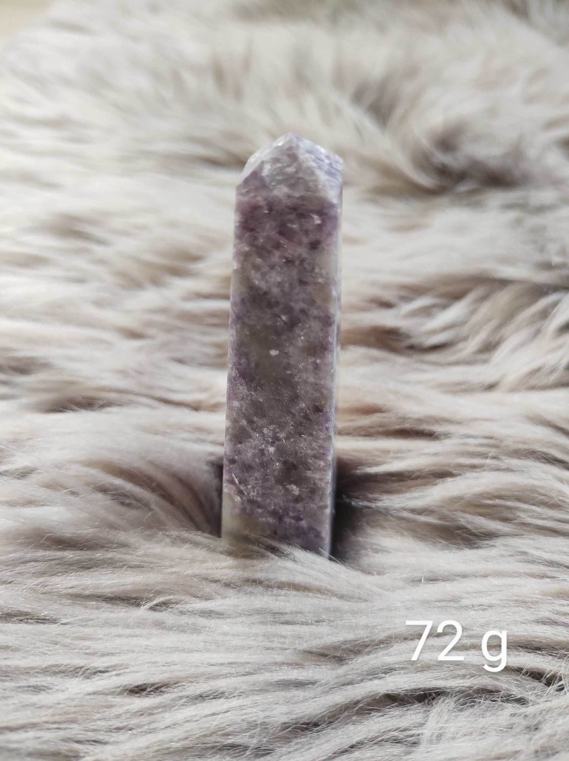 Lépidolite - Obélisque - Lithothérapie - Pierres Naturelles