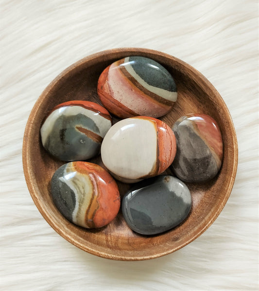 Polychrome Jasper - Flat Stone