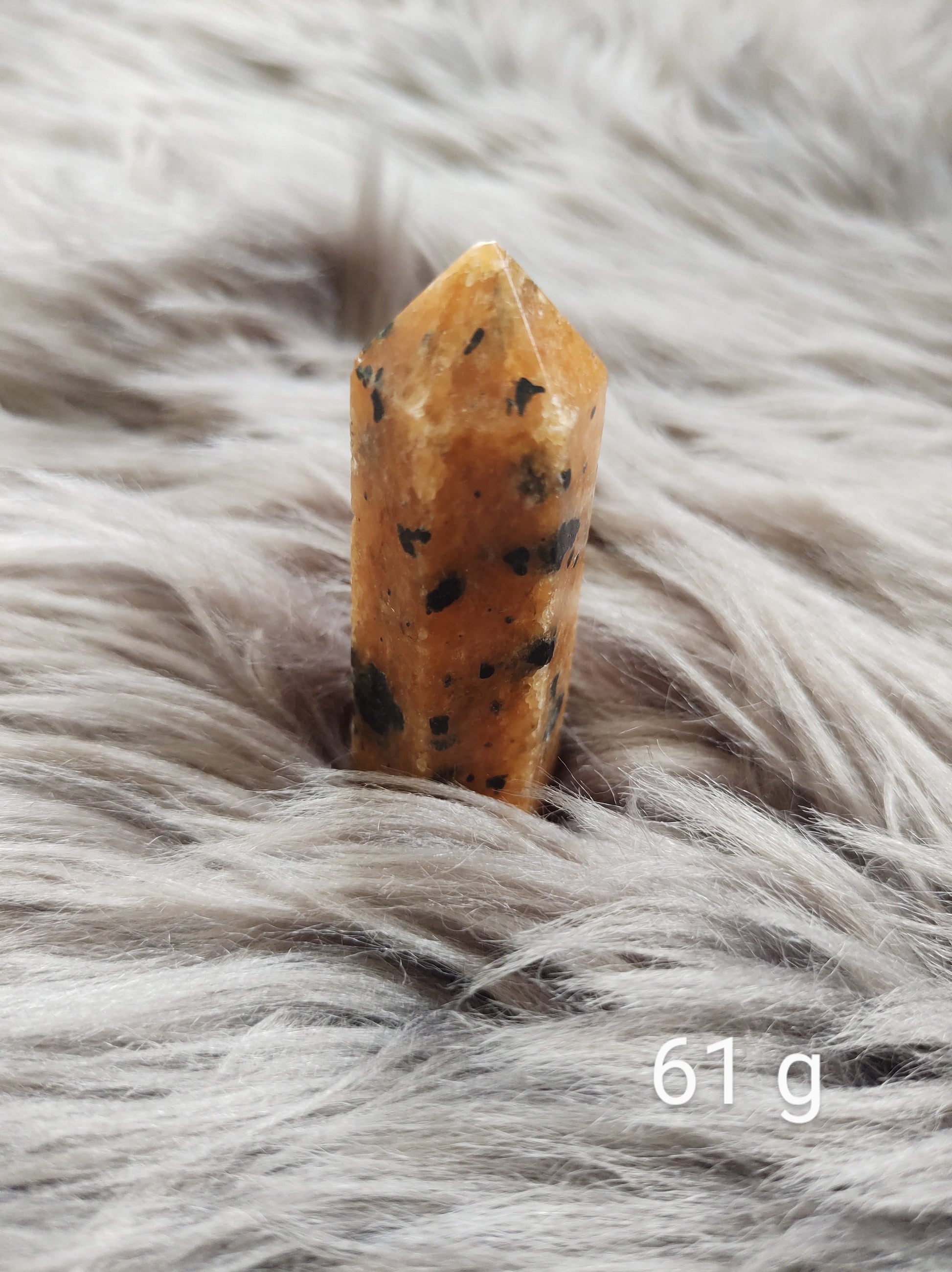 Calcite Orchidée - Pointe - Lithothérapie - Pierres Naturelles