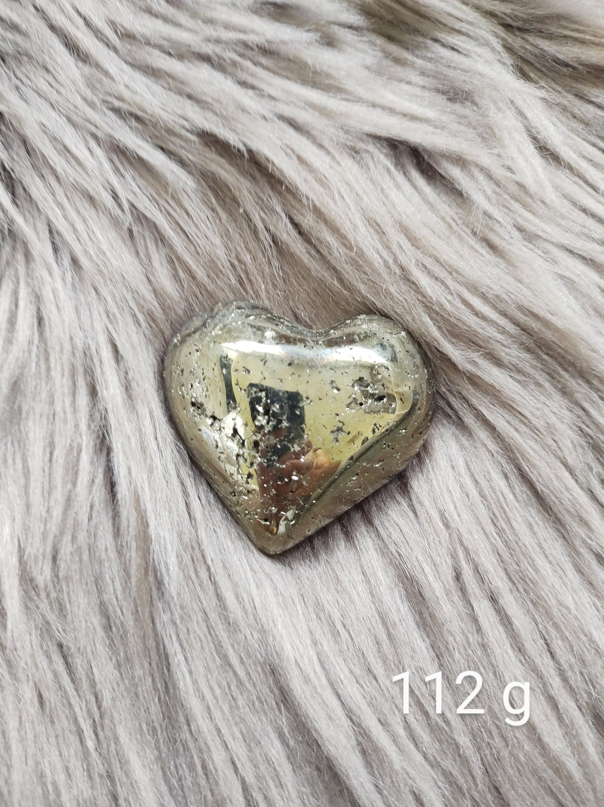 Pyrite - Forme Cœur - Lithothérapie - Pierres Naturelles