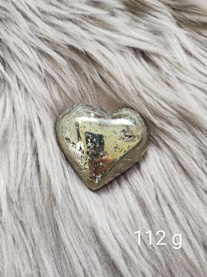 Pyrite - Forme Cœur - Lithothérapie - Pierres Naturelles