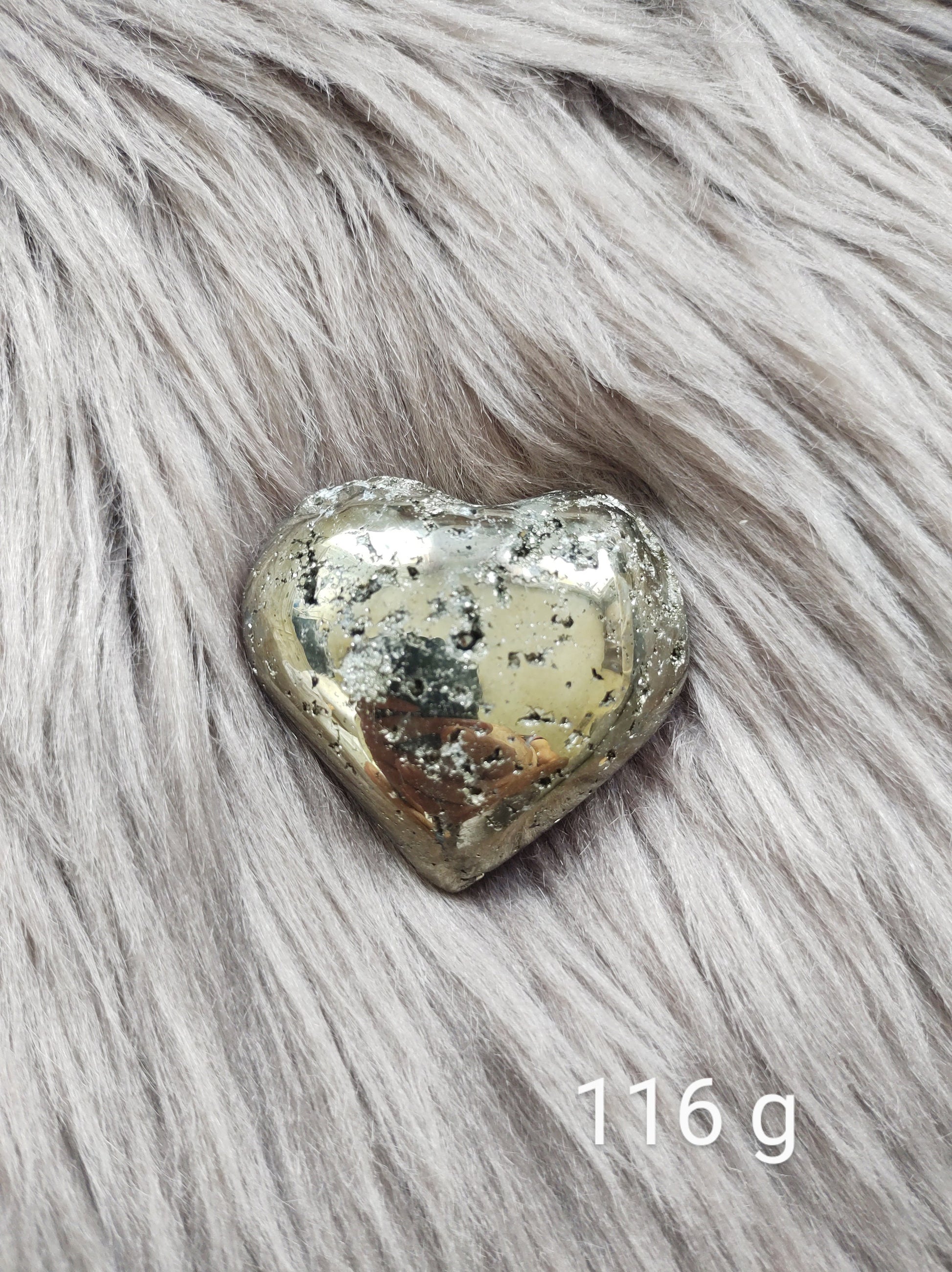 Pyrite - Forme Cœur - Lithothérapie - Pierres Naturelles