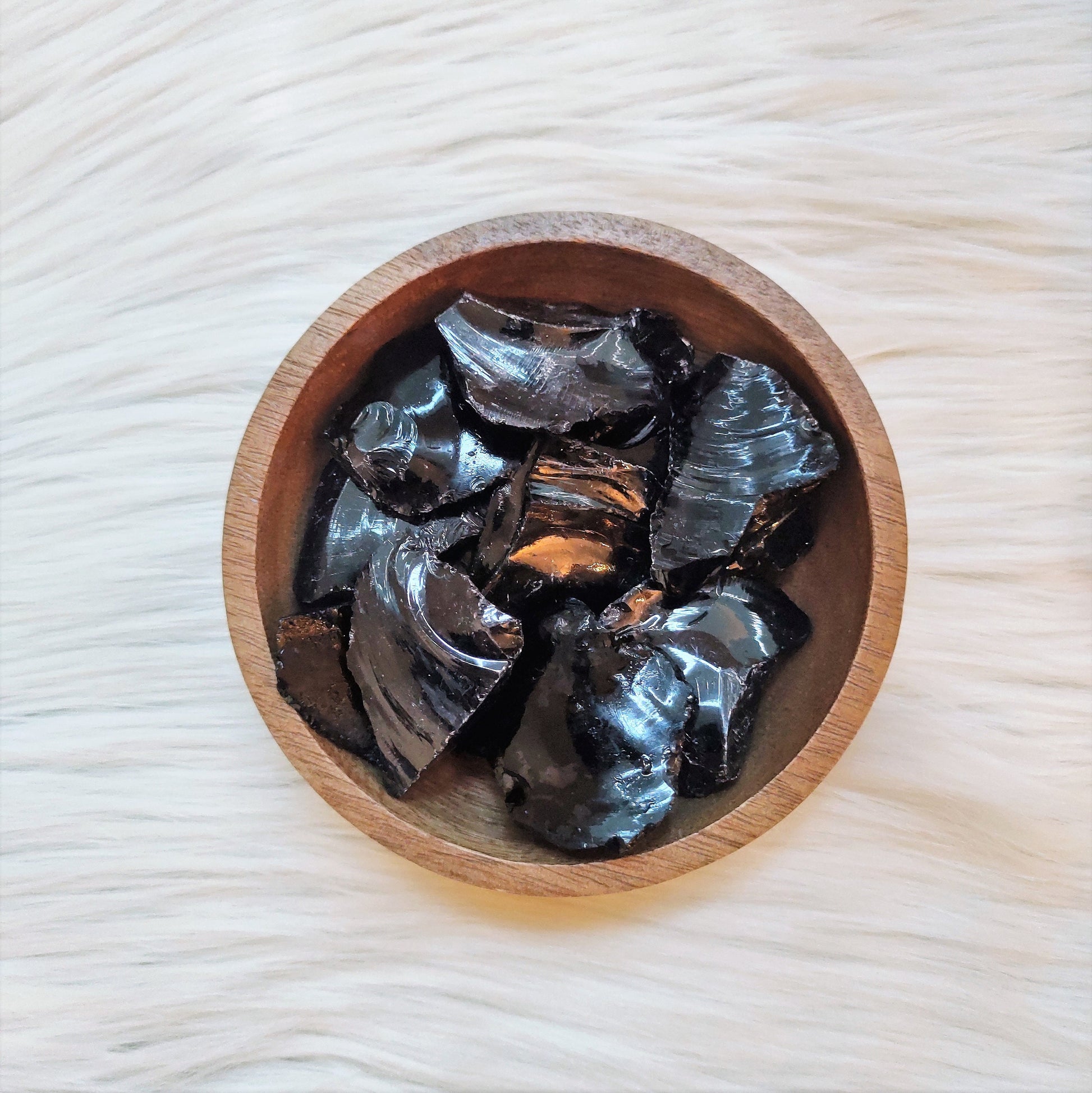 Obsidienne Noire - Pierre Brute - Lithothérapie - Pierres Naturelles